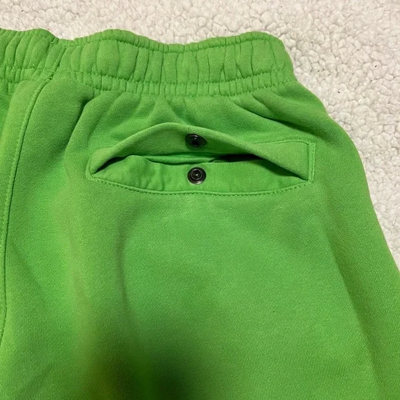 Nike Sportswear Club Logo Fleece Lime Green Jogger Sweatpants - Picture 5 of 5